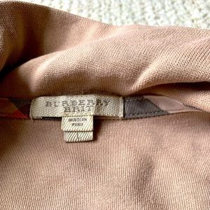 Burberry brit quarter zip up wool sweater.